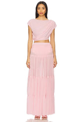 Julianna Pleated Maxi Set