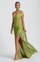 Alaia Maxi Dress - Olive
