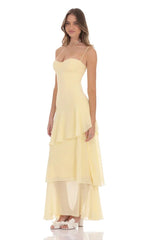 Venetia Ruffle Maxi Dress