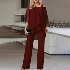 Everly Overlay Pant Set