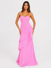 Anais Tiered Ruffle Maxi Dress - Pink