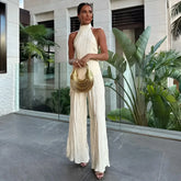 Briarlee | Women'S Pleated Summer Vacation Two-Piece Set