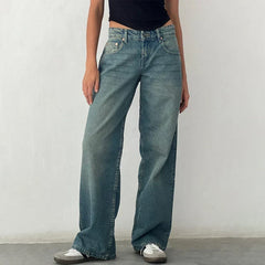 Duttini | Low-Waist Denim Pants For Women – Pants Collection