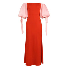 Feodora | Women's Voluminous Satin Maxi Dress
