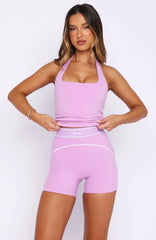 Adapt Bike Shorts Orchid/White