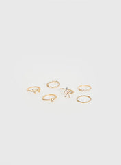 Symmetry Ring Pack Gold