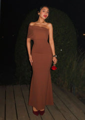 Sienna Fold-Over Maxi Dress