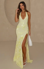 Always Yours Maxi Dress Lemon