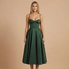 Emilia Sweetheart Midi Dress