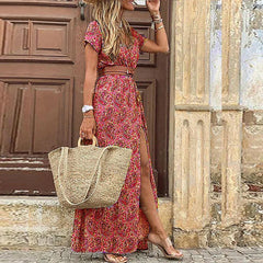Rosalie Wrap Maxi Dress