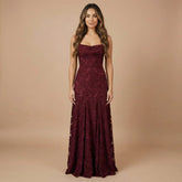 Floral Lace Maxi Dress