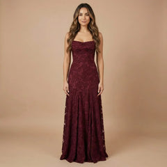 Floral Lace Maxi Dress