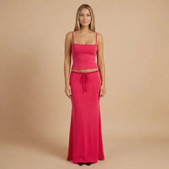 Avery Square Neck Maxi Set