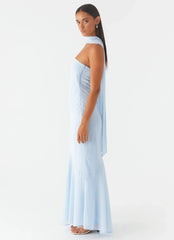 Under The Pagoda Maxi Dress - Blue