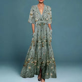 Iris Floral Maxi Dress