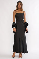 Hadley Scarf Maxi Dress Black