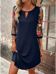 Isabelle Embroidered Mini Dress