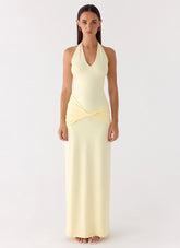 Maribelle Maxi Dress Lemon