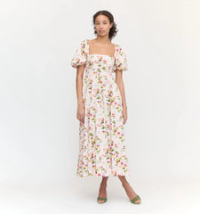 Couturebud The Matilda Dress - Pink Bluebonnet