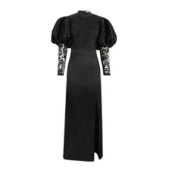 Ellaria | Women's Voluminous Lace Maxi Dress