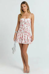 Pink Tea Society Mini Dress