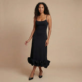 Isla Ruffle Midi Dress