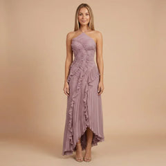 Isabella Ruffle Midi Dress