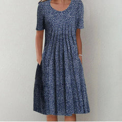 Natasha Pleated Midi Dress