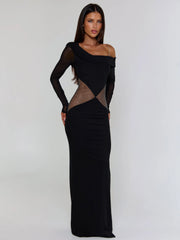 Lumina Black Maxi Dress
