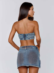 JACINTA TOP DENIM