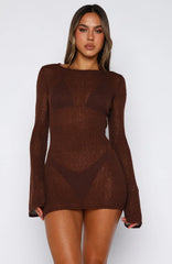 Cocoa Mirage Mini Dress