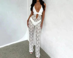 Adriana Cutout Lace Jumpsuit