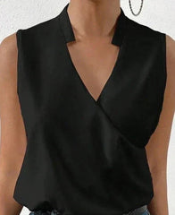 Nerisa Wrap Notch Top
