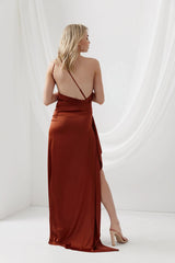 Samira Dress - Rust