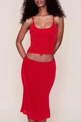 Sienna Ribbed Midi Set Midi Dress