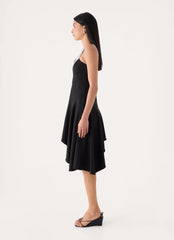Eluna Midi Dress - Black