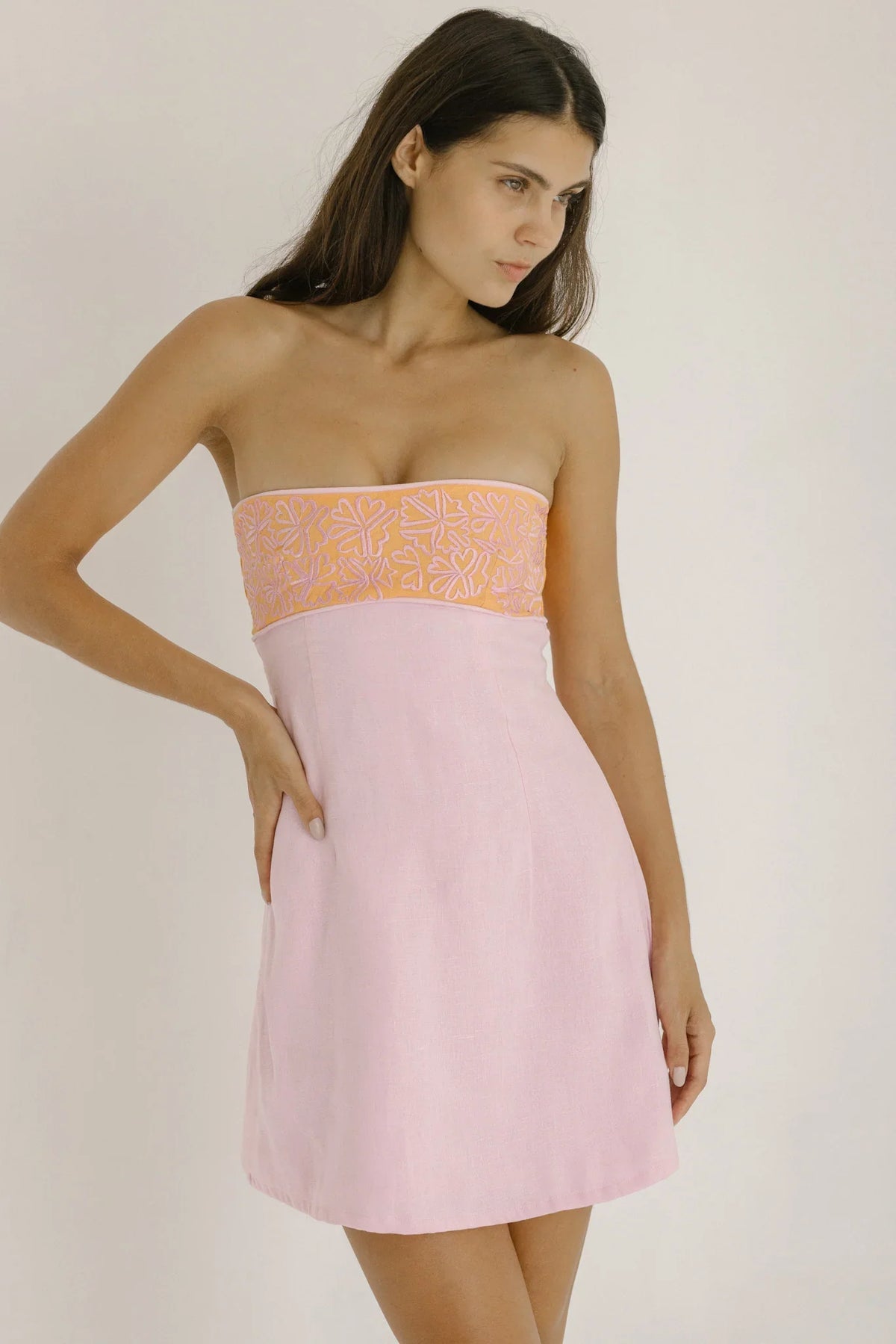 Sofia Bustier Mini Dress