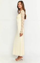 Orlanda Cream Maxi Dress