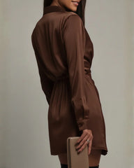 Sienna Wrap Mini Dress
