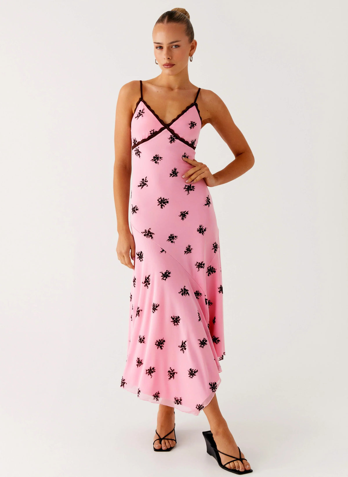 Amelia Midi Dress - Pink