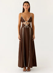 Kerli Maxi Dress Chocolate