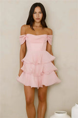 Pretty In The Sun Off Shoulder Mini Dress