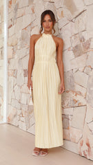 Malia Pleated Maxi Dress