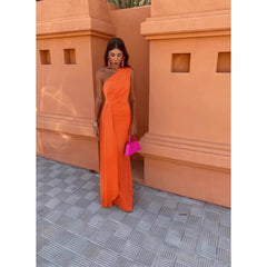 Cecania | Women's Asymmetric Elegant Maxi Dress