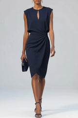 Katarina Ruched Midi Dress