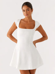Maryjane Mini Dress - White