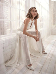 Alessandra Backless Formal Jumpsuit