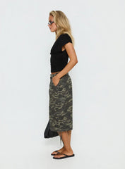Hudsen Longline Cargo Shorts Camo