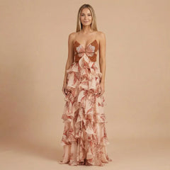 Botanica Ruffled Maxi Dress