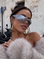 Lucy's SIGNATURE FRAMELESS SUNGLASSES SILVER